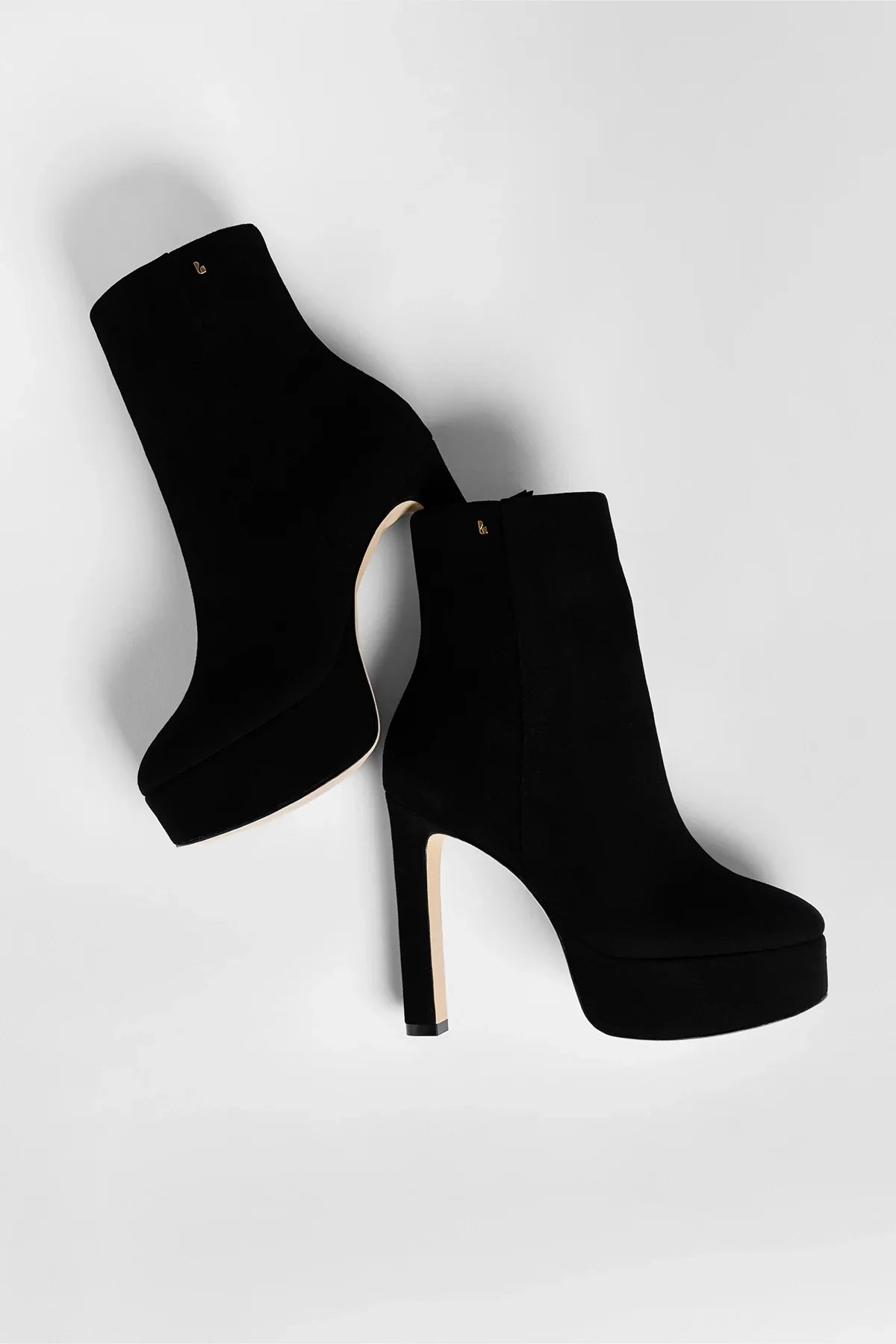 Romy Platform Boot Black Suede