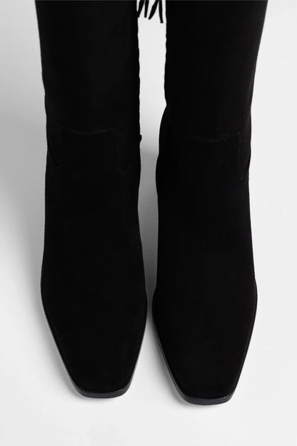 Alexis Boot Black Suede