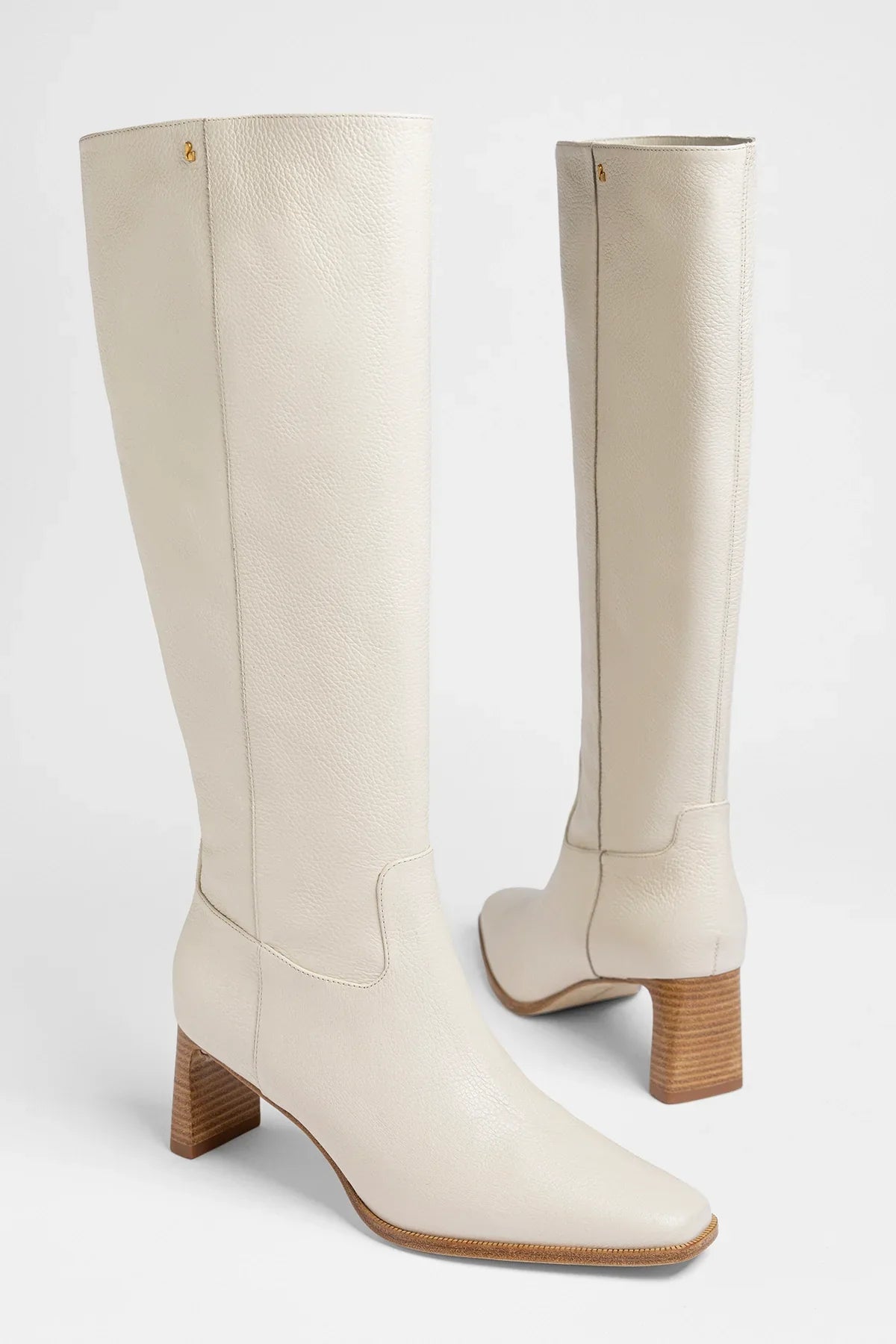 Alexis Boot Ivory Leather