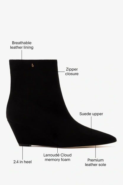 Loulou Boot Black Suede