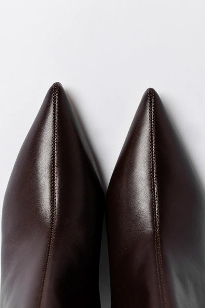 Loulou Boot Brown Leather