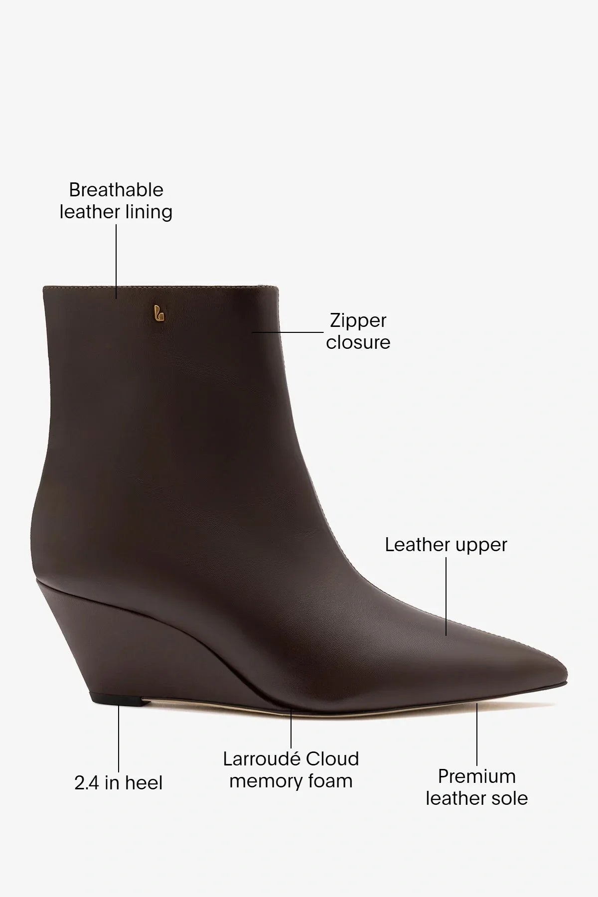 Loulou Boot Brown Leather