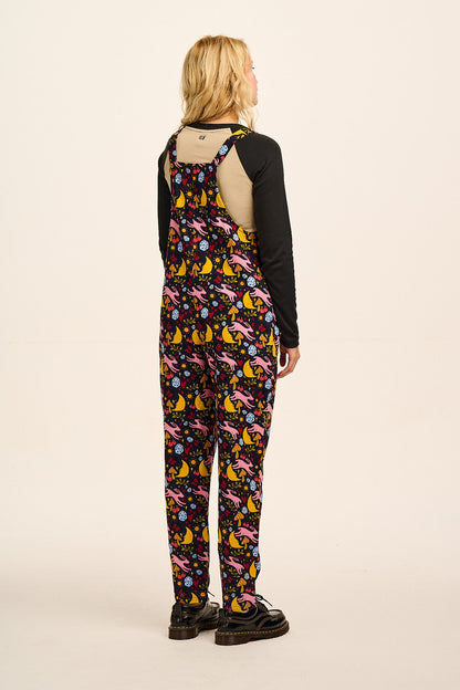 L.E. Original - Cotton Dungaree in Bunnies Print