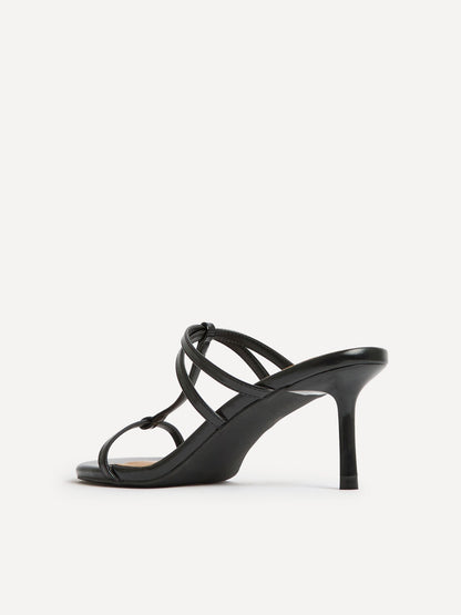 Westside Black Mule Heels