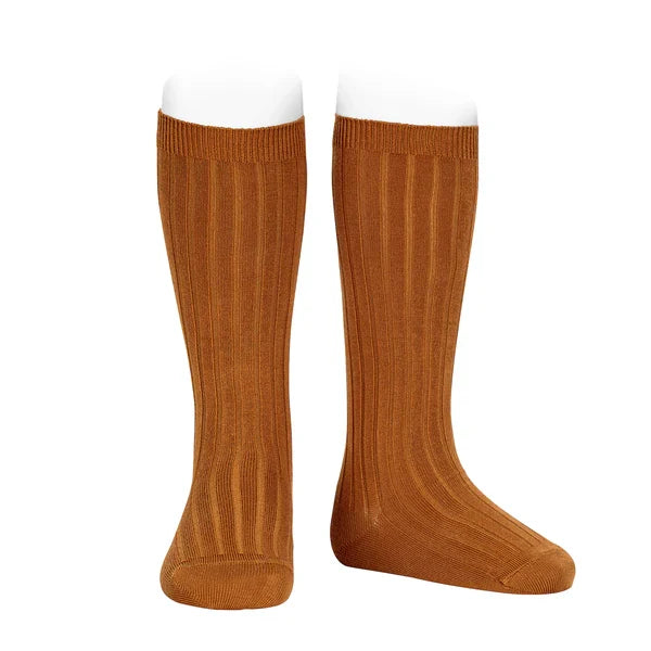 Condor Knee High Ribbed Sock (#696 Oxido)