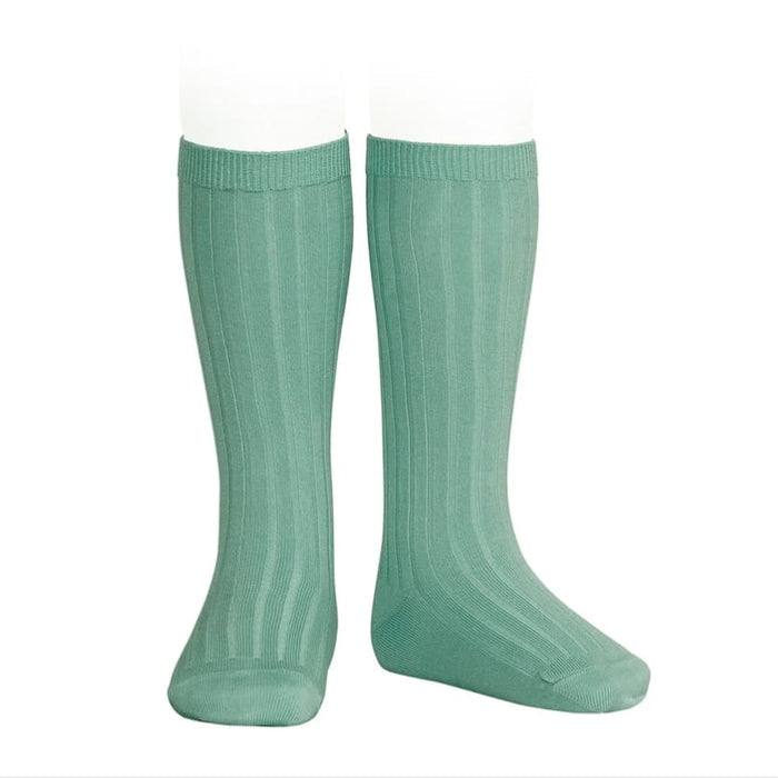 Condor Knee High Ribbed Sock (#704 Jade)
