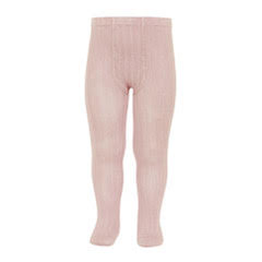 Condor Ribbed Tights (#544 Rosa Empolvado)