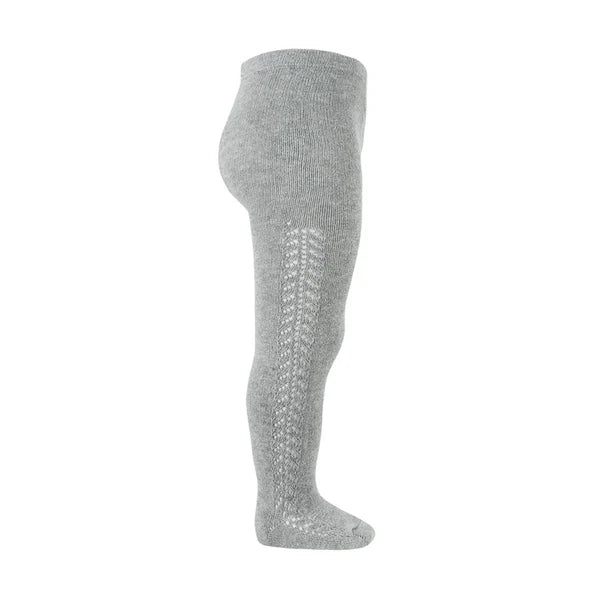 Condor Side Openwork Tights (#221 Aluminio)