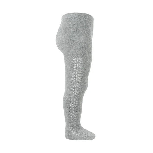 Condor Side Openwork Tights (#221 Aluminio)