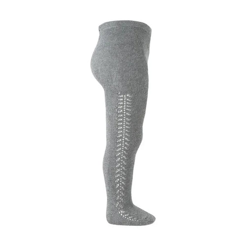Condor Side Openwork Tights (#230 Gris Claro)