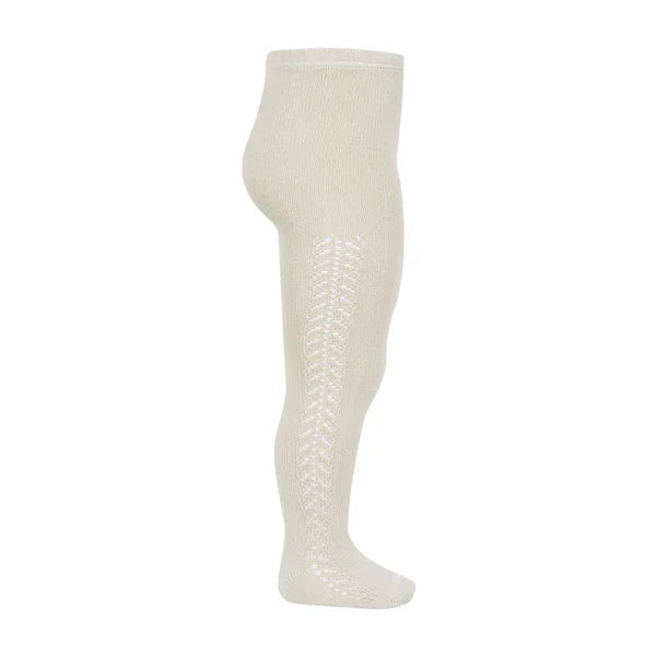Condor Side Openwork Tights (#304 Lino)