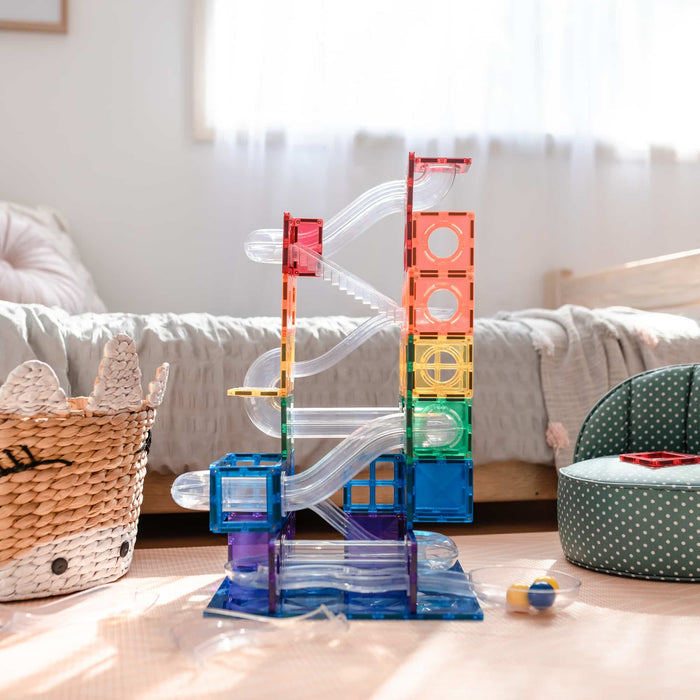 Connetix Tiles - Rainbow Ball Run Pack 92 Piece