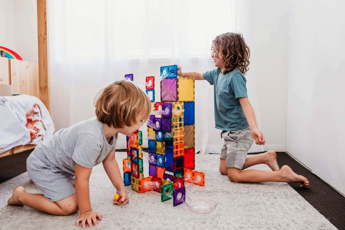 Connetix Tiles - Rainbow Ball Run Pack 92 Piece