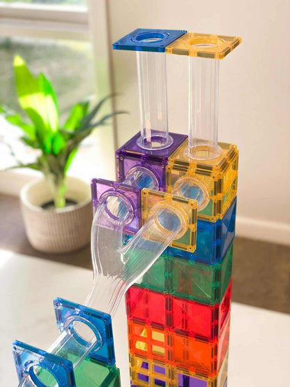 Connetix Tiles - Rainbow Ball Run Pack 92 Piece