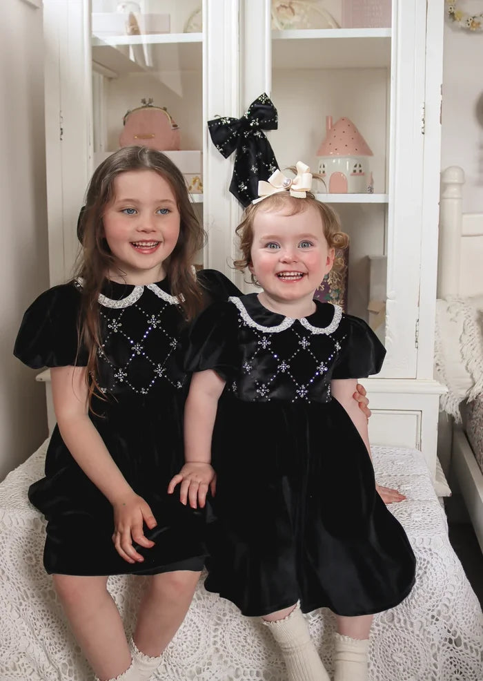 Ellie Ellie - Black Velvet Dress