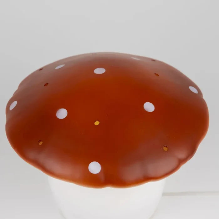 Heico Mushroom Night Light Lamp - Medium - Red Brick