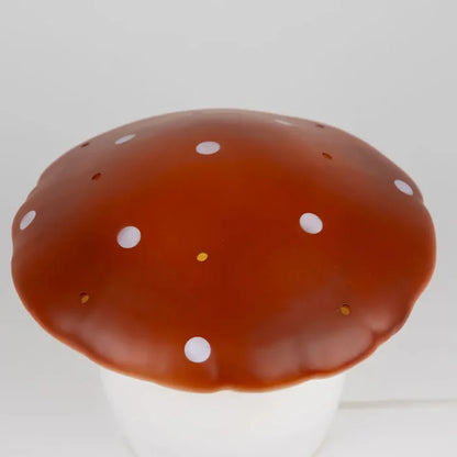 Heico Mushroom Night Light Lamp - Medium - Red Brick