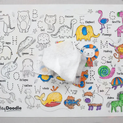 Hey Doodle Reusable Colouring Mat Into the Wild