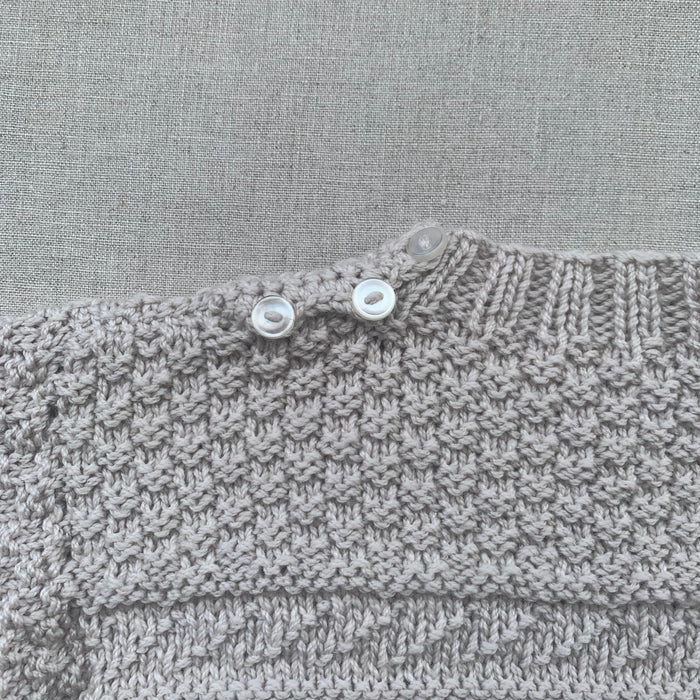 Knitted by Nana Basil Jumper- Champagne