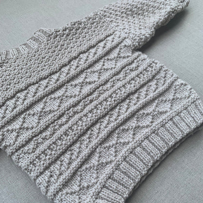 Knitted by Nana Basil Jumper- Champagne