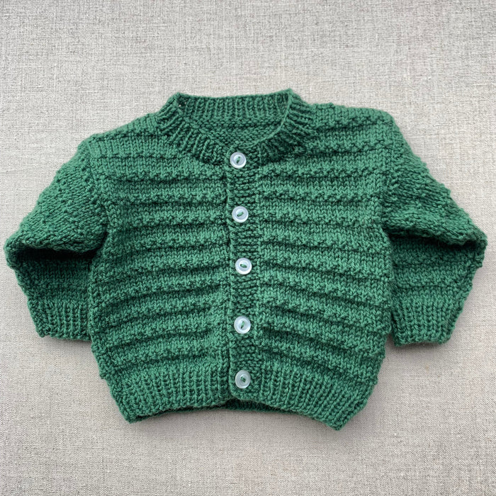 Knitted by Nana Jordan Cardigan - Clover