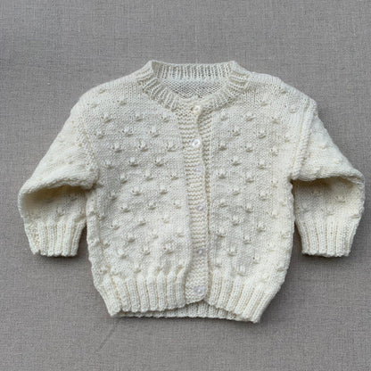 Knitted by Nana Lulu Cardigan Cream