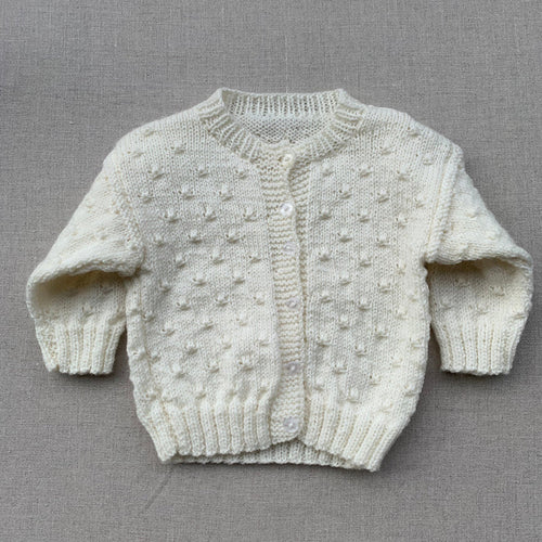 Knitted by Nana Lulu Cardigan Cream