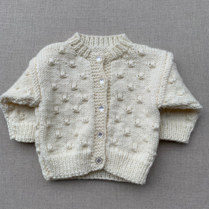 Knitted by Nana Lulu Cardigan Cream