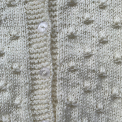 Knitted by Nana Lulu Cardigan Cream