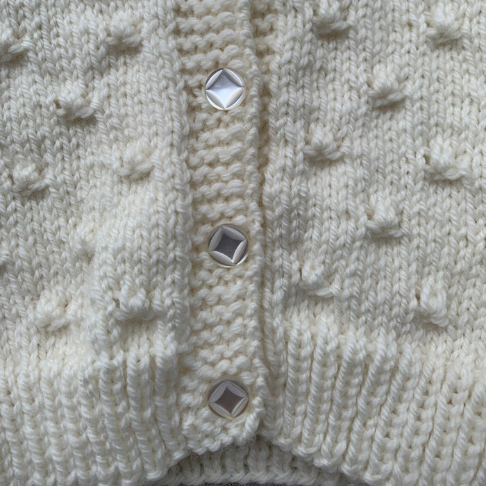 Knitted by Nana Lulu Cardigan Cream
