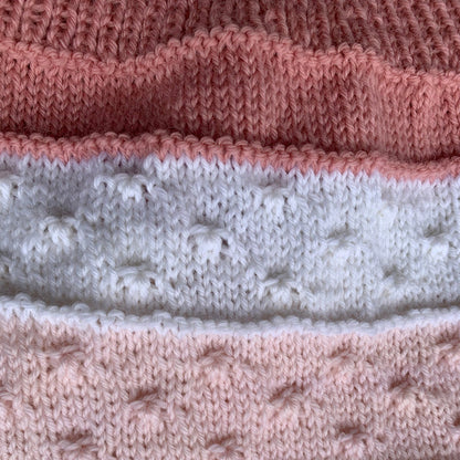 Knitted by Nana Mary Jumper - Multi Stripe Spice