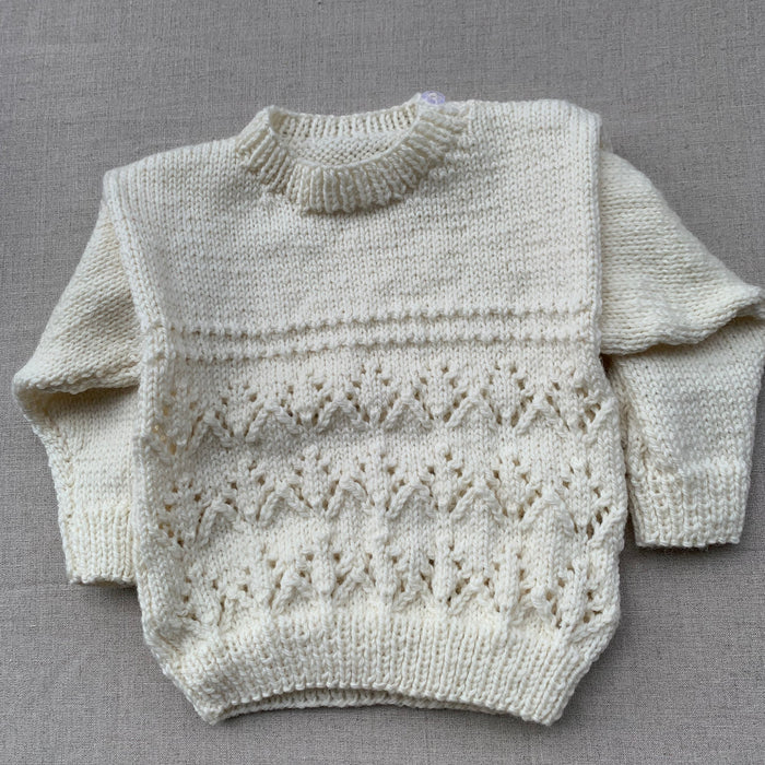 Knitted by Nana Michael Jumper - Cream