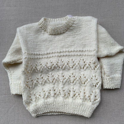 Knitted by Nana Michael Jumper - Cream
