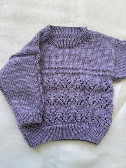 Knitted by Nana Michael Jumper - Viola