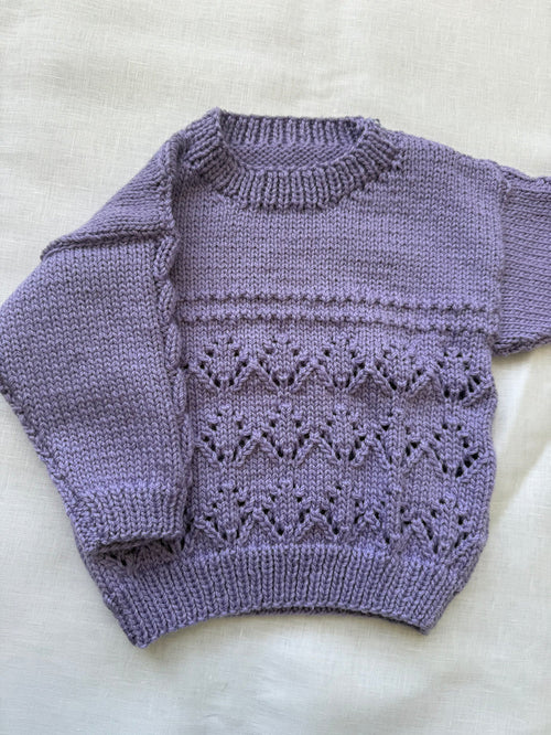 Knitted by Nana Michael Jumper - Viola
