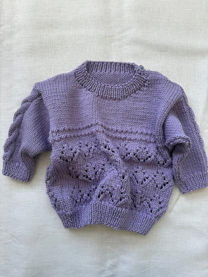 Knitted by Nana Michael Jumper - Viola