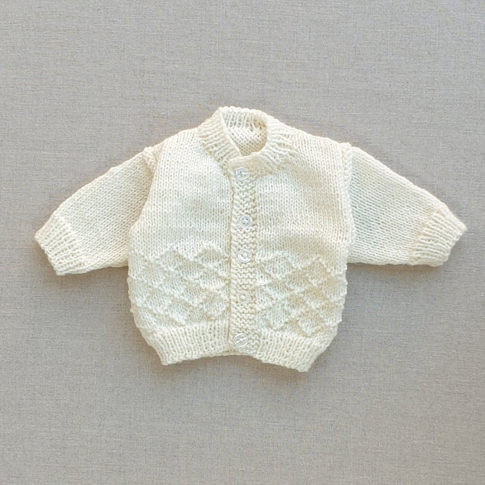 Knitted by Nana Ren Cardigan Prem Cream
