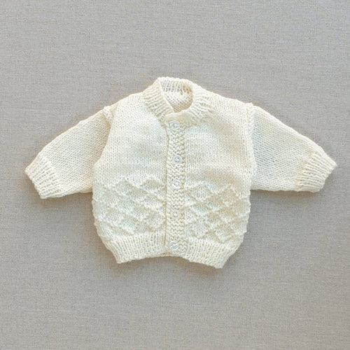 Knitted by Nana Ren Cardigan Prem Cream