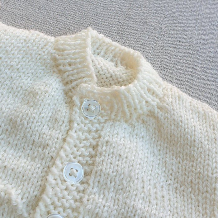 Knitted by Nana Ren Cardigan Prem Cream