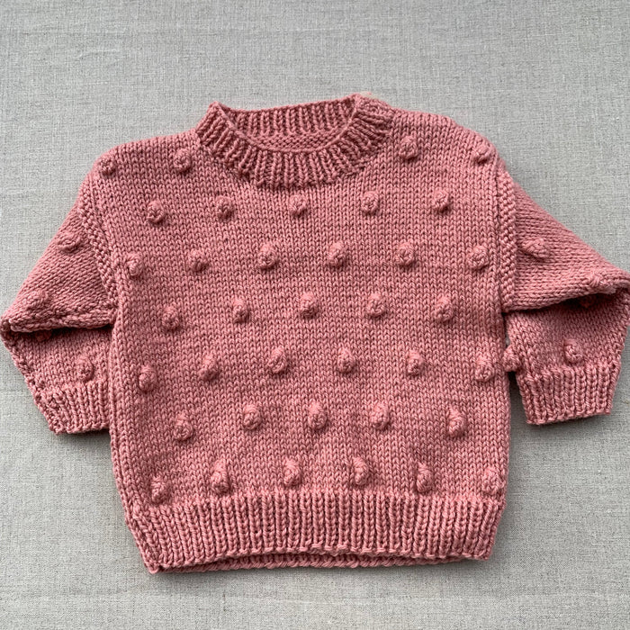 Knitted by Nana Saskia Jumper - Rose Petal