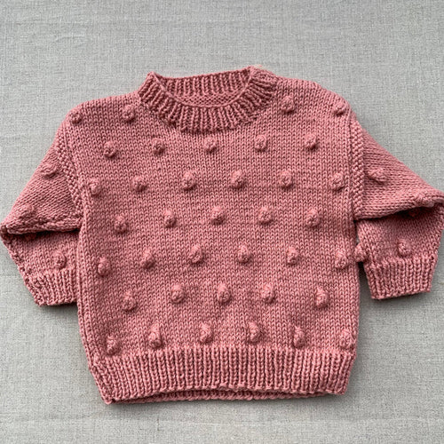 Knitted by Nana Saskia Jumper - Rose Petal