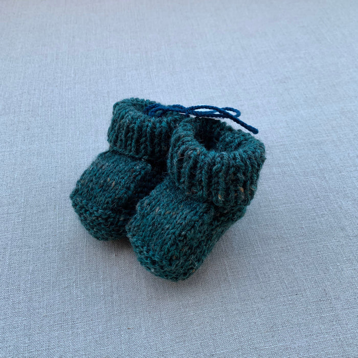 Knitted by Nana Savva Cuffed Booties - Assorted