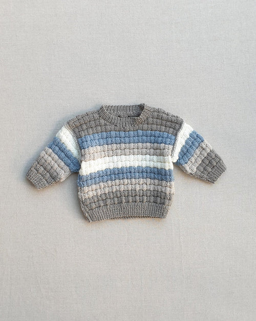 Knitted by Nana Steven Jumper - Koala Stripes