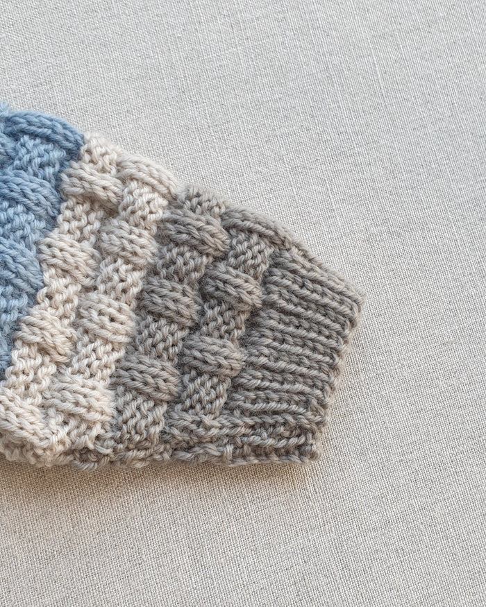 Knitted by Nana Steven Jumper - Koala Stripes