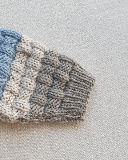 Knitted by Nana Steven Jumper - Koala Stripes