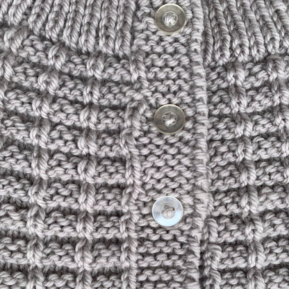 Knitted by Nana Timmy Cardigan Champagne