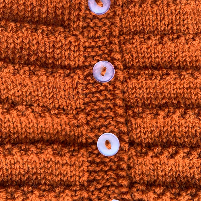 Knitted by Nana Timmy Cardigan Nutshell