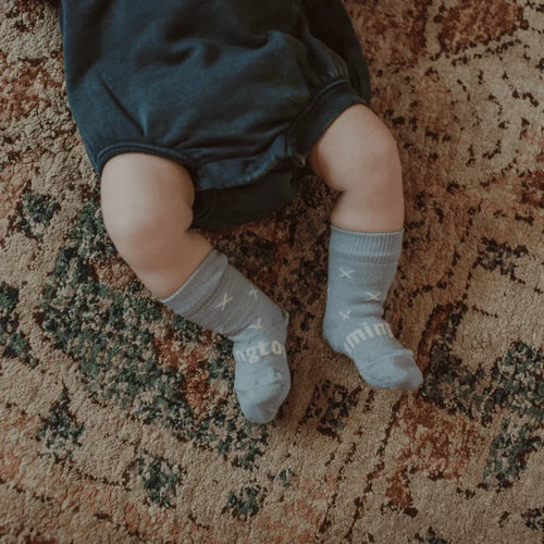 Lamington Baby Merino Crew Sock - Beau