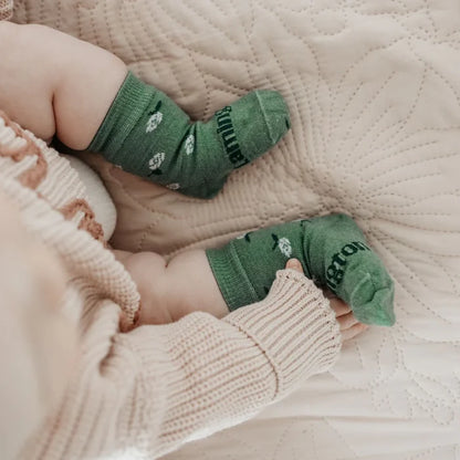 Lamington Baby Merino Crew Sock - Heather