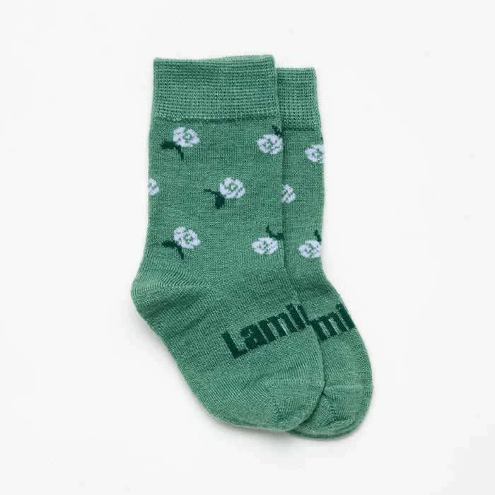 Lamington Baby Merino Crew Sock - Heather